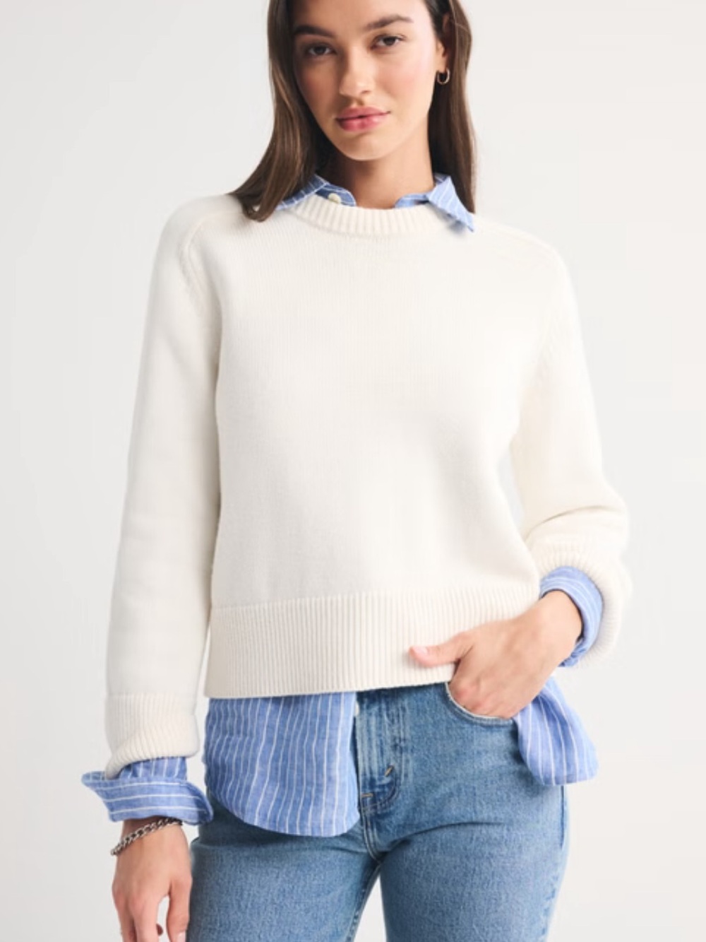 Abercrombie & Fitch Madeline Crew Sweater
